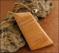 Polymer clay geometric pendant