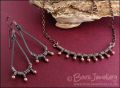 Reserved item - antiqued copper wrapped bud necklace and earrings
