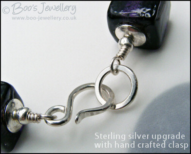 Chunky glass cube bracelet - available in 5 colours - made to order