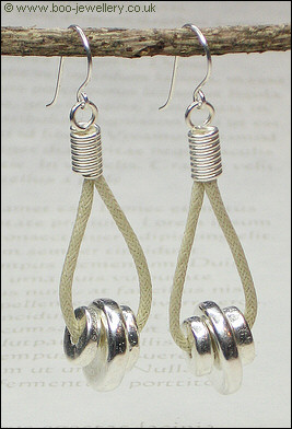 Greek silver washers with natural cotton