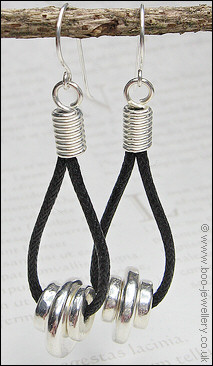Greek silver washers with natural cotton