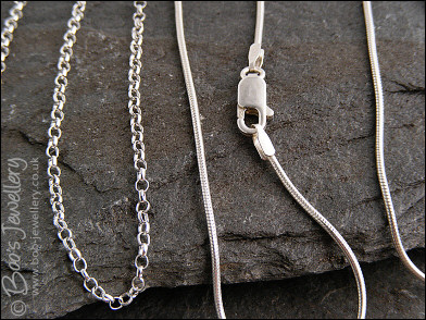 Sterling silver chain upgrade