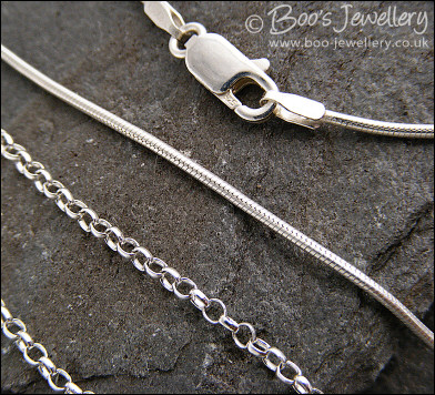 Sterling silver chain upgrade