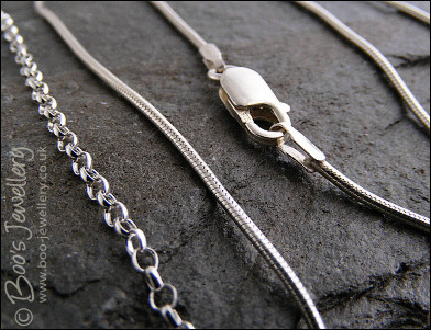 Sterling silver chain upgrade
