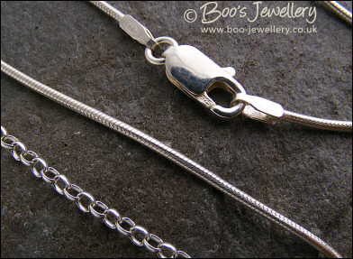Sterling silver chain upgrade